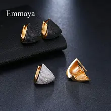 Two Tone Geometric Earrings for Women #4