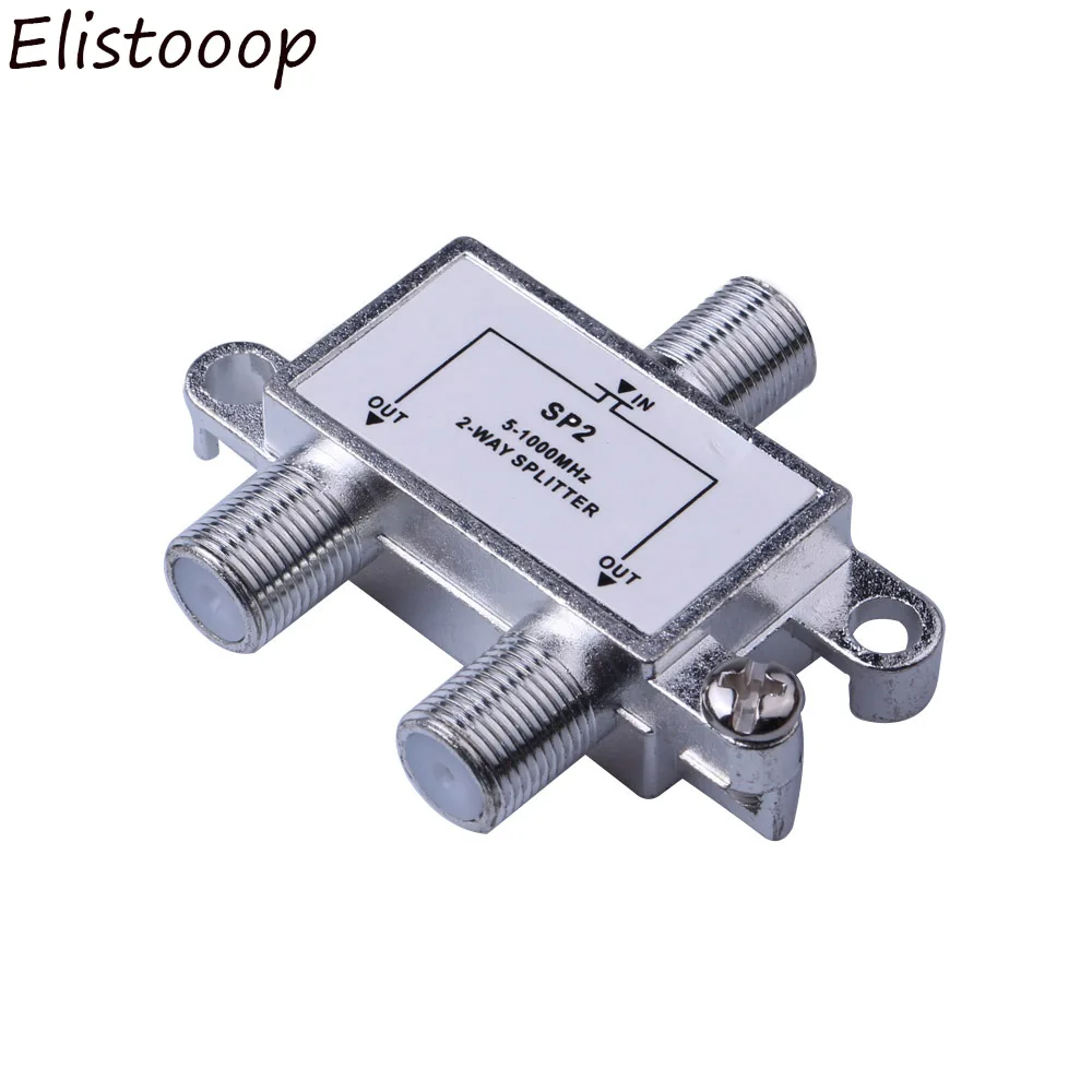 2 Way Cable Satellite Splitter TV Signal Satellite Sat Coaxial Diplexer Combiner Splitter Combiners Cable Switch