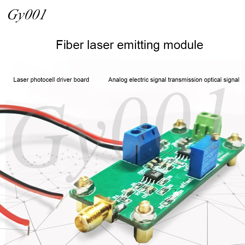 

Fiber Laser Emitting Module Photodiode Drive Circuit Board Electrical Signal Conversion Optical Signal Conversion