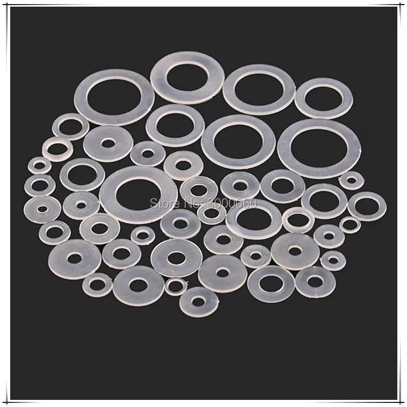 

M6*11mm*0.8mm Soft Plastic Nylon Insulation Flat Washer 1000pcs/Lot