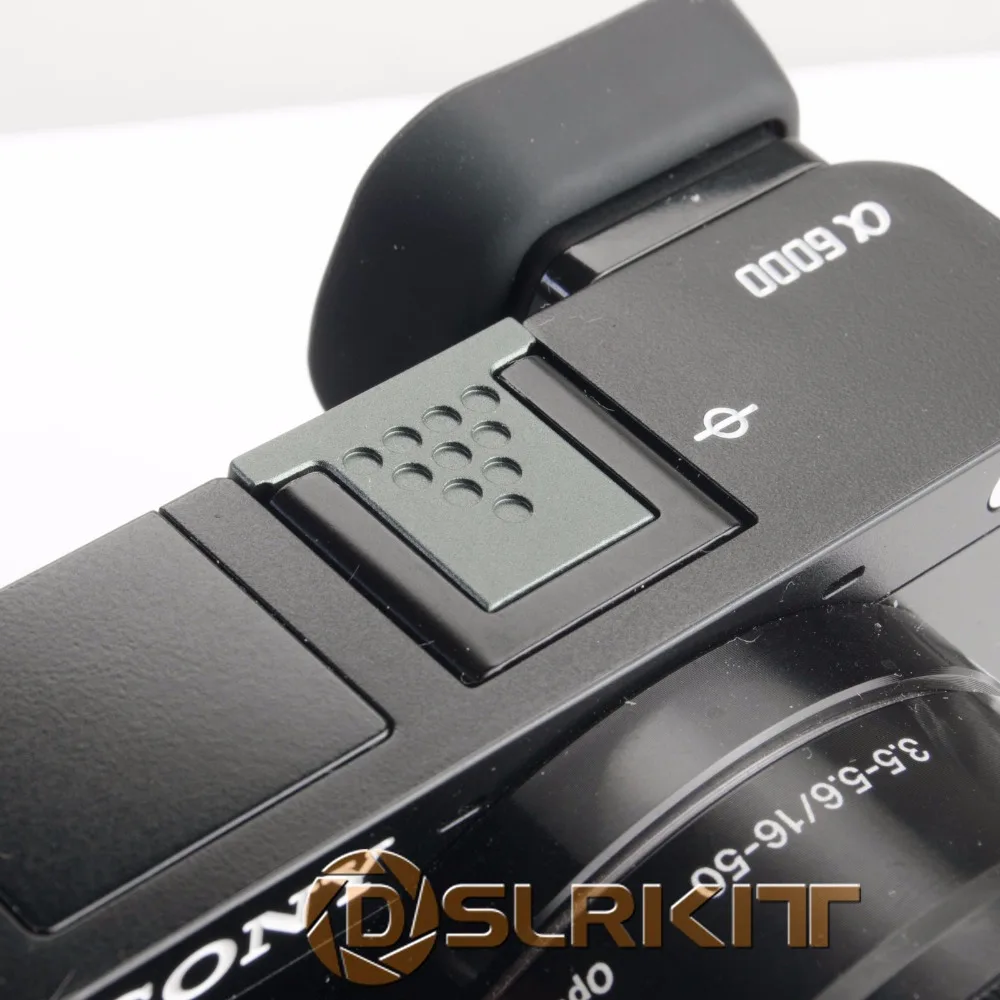 Cubierta de zapata de Metal plateado de grafito para cámara Sony A6500, A6300, A6000, A3000, A7RM2, A77M2, NEX-6