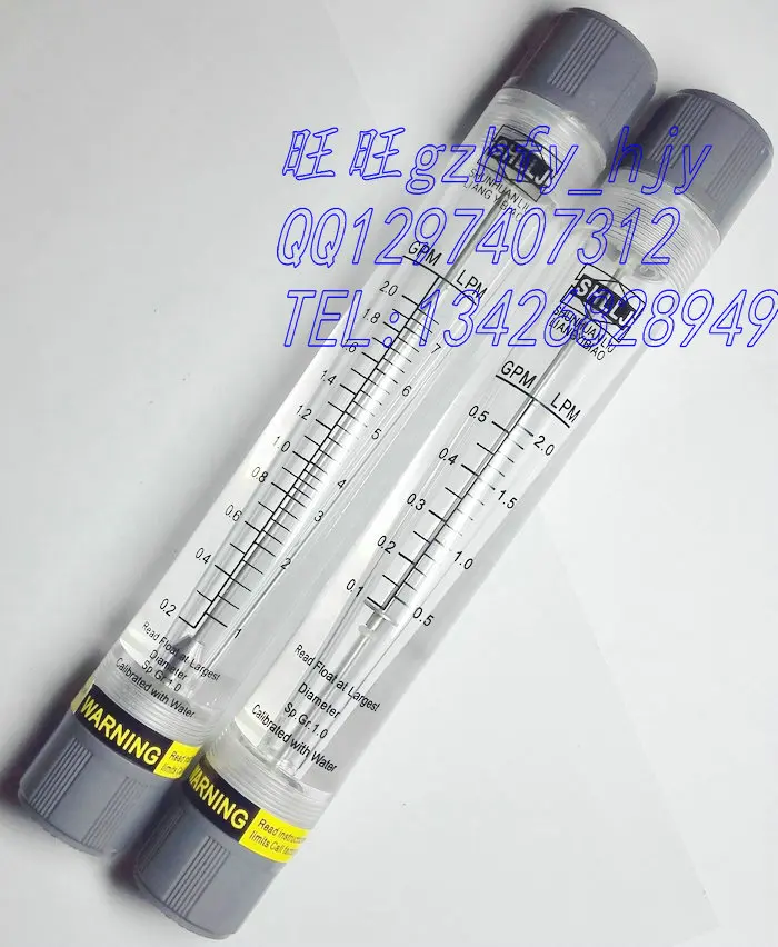 

LZM-15G liquid pipe flowmeter 0.2-2GPM 1-7LPM 4 internal thread water flowmeter