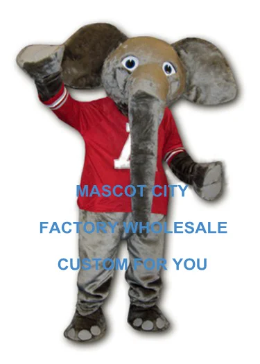 

Grey Elephant Mascot Costume Adult Size Zoo Animal Theme Mascotte Mascota Outfit Fancy Dress Suit Fit Kit Free Ship SW1143