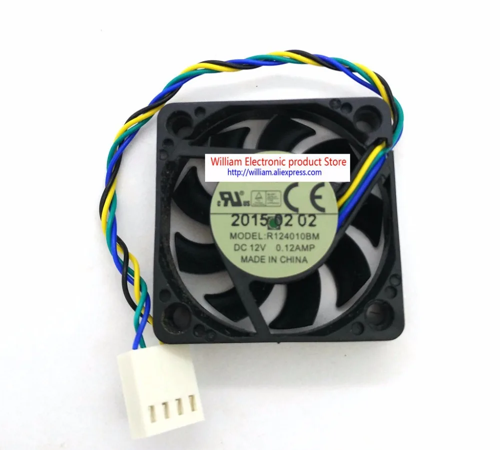 

Новый оригинальный R124010BM DC12V 0.12A 40x40x10 мм шарикоподшипник Компьютерный Вентилятор охлаждения FONSONING