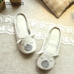 LCIZRONG Cut Bear Soft Women Home Slippers Indoor Cartoon Floor Slipper For Woman Casual Comfortable Animal Ladies Shoes