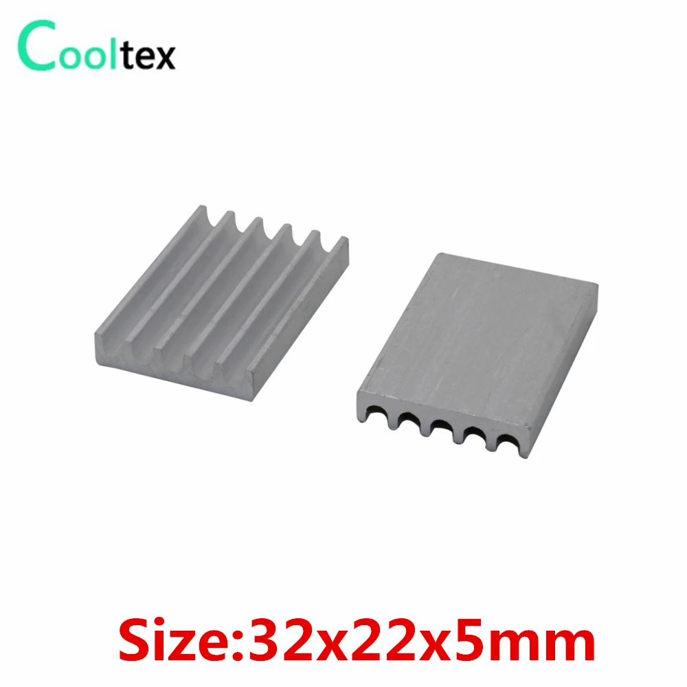 

20pcs Extruded Aluminum heatsink 32x22x5mm heat sink for Chip VGA RAM LED IC radiator COOLER cooling