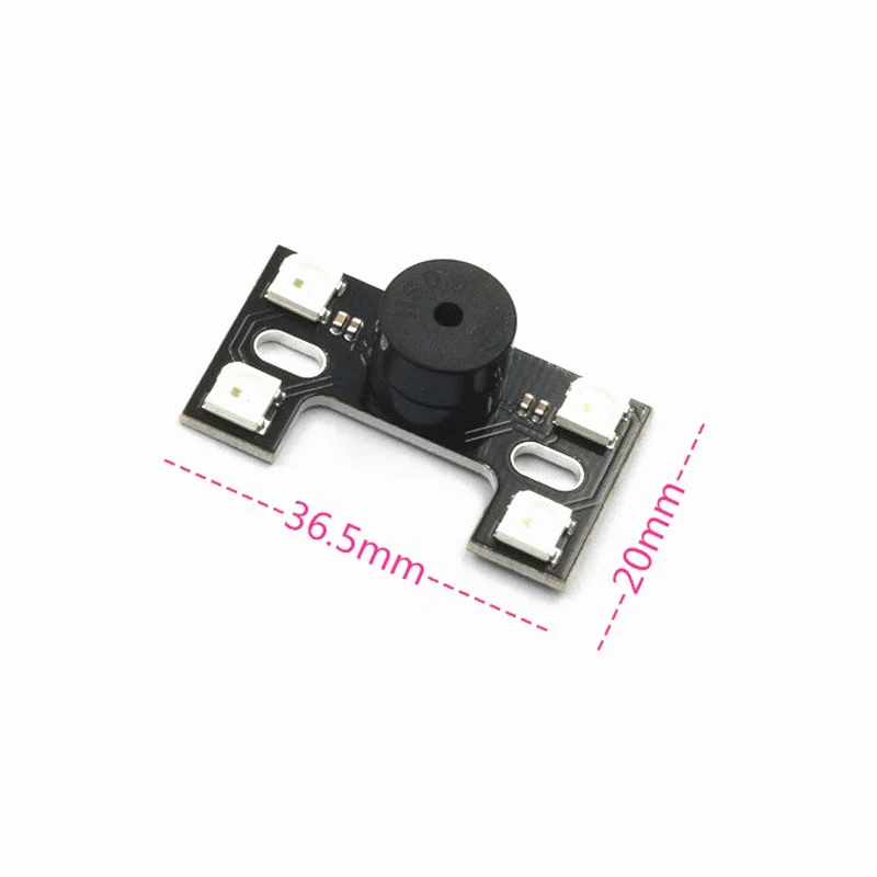 WS2812B LED + 5V Active Buzzer for NAZE32 CC3D F3 F4 Flight Controller for RC Drone FPV Racing