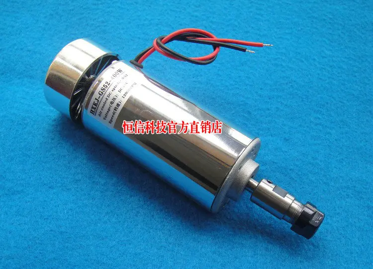 Imagem -02 - Alta-velocidade do Ar-refrigeração do Motor do Eixo Pcb Máquina de Gravura do Fuso Hxkj-gs52400w Er11 48 v 400 w de