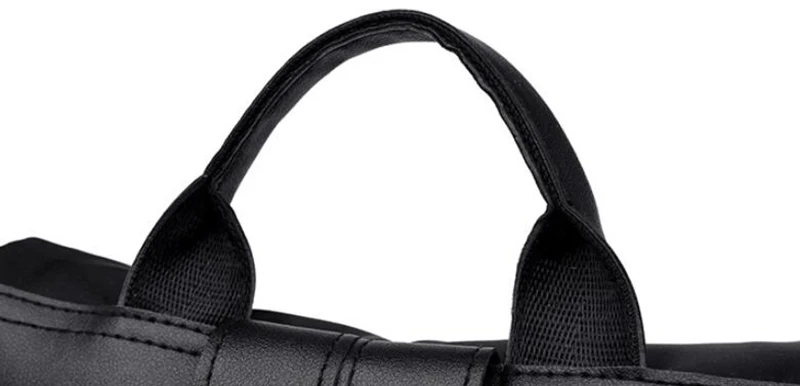 Yogodlns Frauen Rucksack Neue Mode Oxford Tasche Einfarbig Reise Rucksack Damen Kleinen Rucksack Mit Katze Anhänger – Detail 23