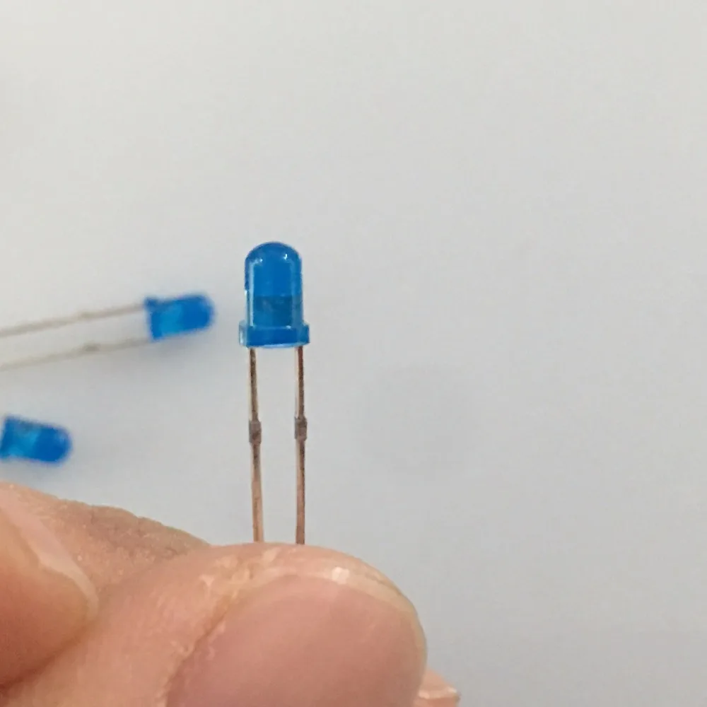 25pcs/pack 3mm Bule Beads LED Light-emitting Diode DIY Circuit Toys Making Electronic Components