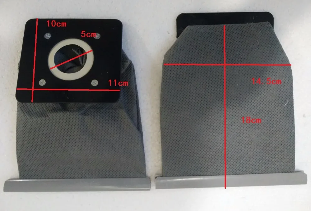 10x11 см пылесос нетканый мешок для пыли тканевый мешок большой тип рта