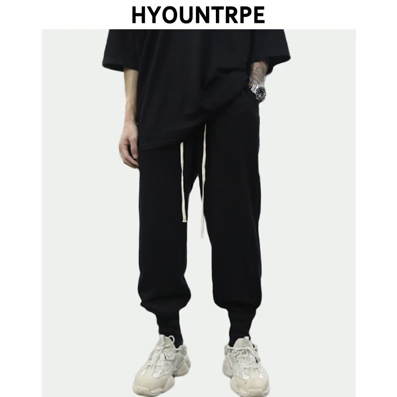 

Mens Casual Sweatpant Elastic Waist Streetwear Men Women Track Drawstring Pants New Fashion Trousers Hip Hop Joggers Sweatpants