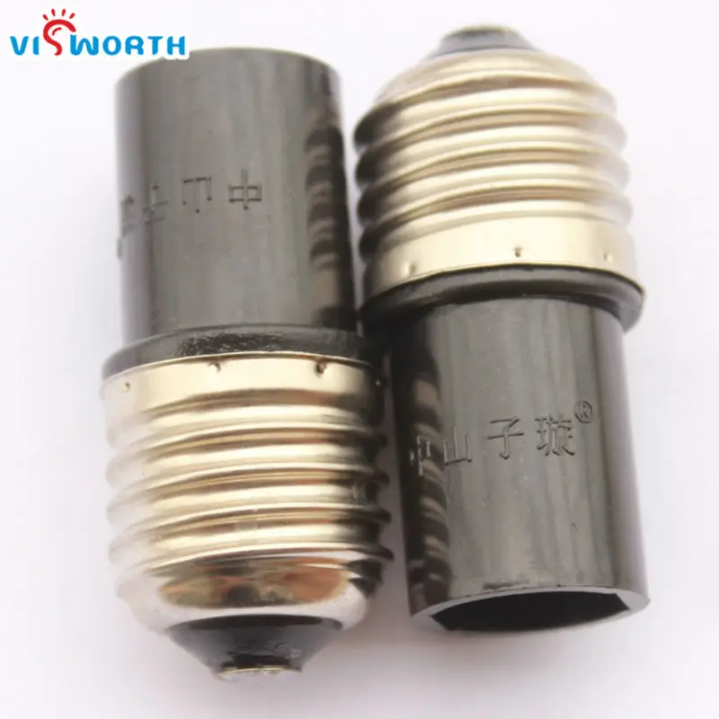 E27 to E14 Lamp Holder Screw Light Lamp Bulb Holder  E27 Base Transfer E14 Socket Adapter Holder Fireproof