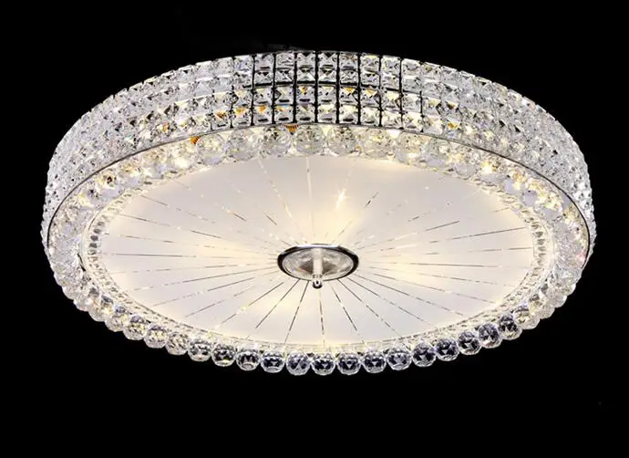 personalized romantic silver gold ceiling lamp Simple Round LED ceiling lights living room bedroom hotel channel home lsj961