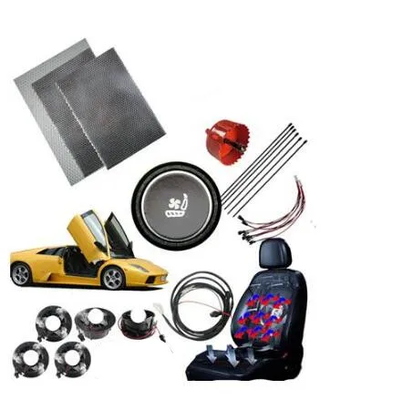 

New car 4 led color round rocker switch seat heating warm cushion heated with 5 fan Cooling ventilation cool for one seat system