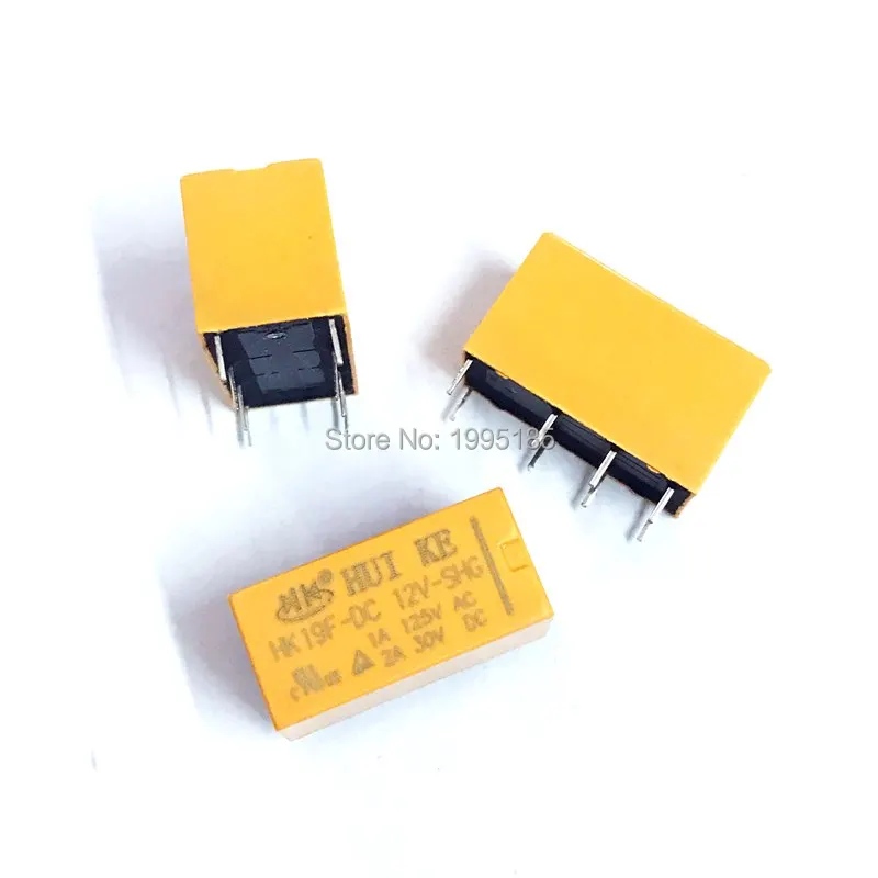 Relé de estado sólido para comunicação, HK19F-DC12V-SHG HK19F 12VDC, 8Pin, 12V Vermelho, 12V, HK91F-DC, 12V-SHG, alta qualidade, 5Pcs