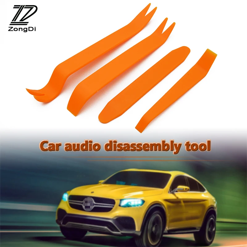 ZD 1Set/4Pcs Car Audio Door Removal Tool For Renault duster megane 2 Lada granta vesta Audi a4 b6 a3 BMW e46 e39 e36 accessories