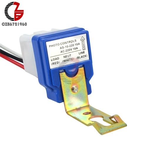 220 V 12 V 24 V Auto fuera de fotocélula Luz de calle interruptor de Control fotointerruptor interruptor Sensor de