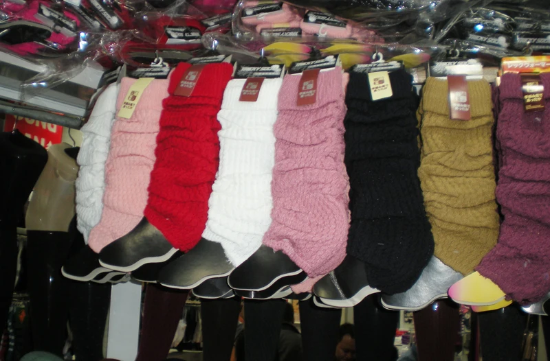 Plain Candy color warm Knitted Leg Warmers  Neon Color  24 pairs/lot 12 colors #3411