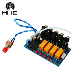 4 Input 1 Output Lossless Audio Source Signal Switcher Switch Selector Board Box Sound HiFi Audio Signal Splitter