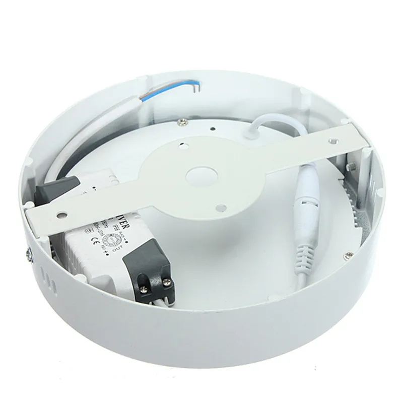 15W LED Surface Panel Downlight No Cut Ceiling Lamp Round Shape 6000K 4000K 3000K AC85-265V LED Indoor Spot Light