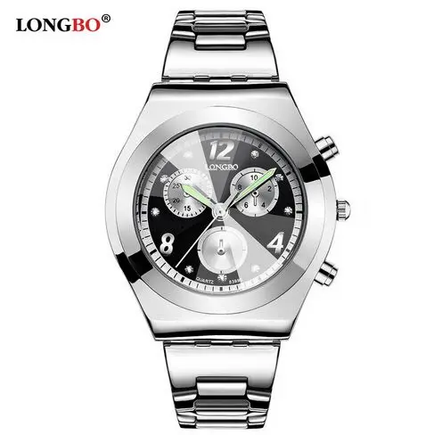 Fashion LONGBO Brand Luxury Water Resistant Casual Quartz Women Lady Gift Watches Full Stainless Steel Sports Watch Montre Femme