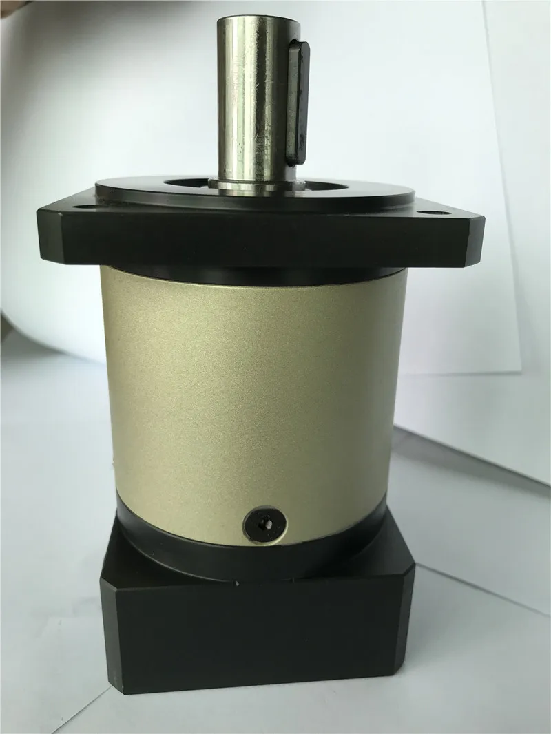 

8 arcmin Economical planetary gearbox reducer 15:1 to 100:1 for NEMA34 86mm stepper motor input shaft 14mm diameter