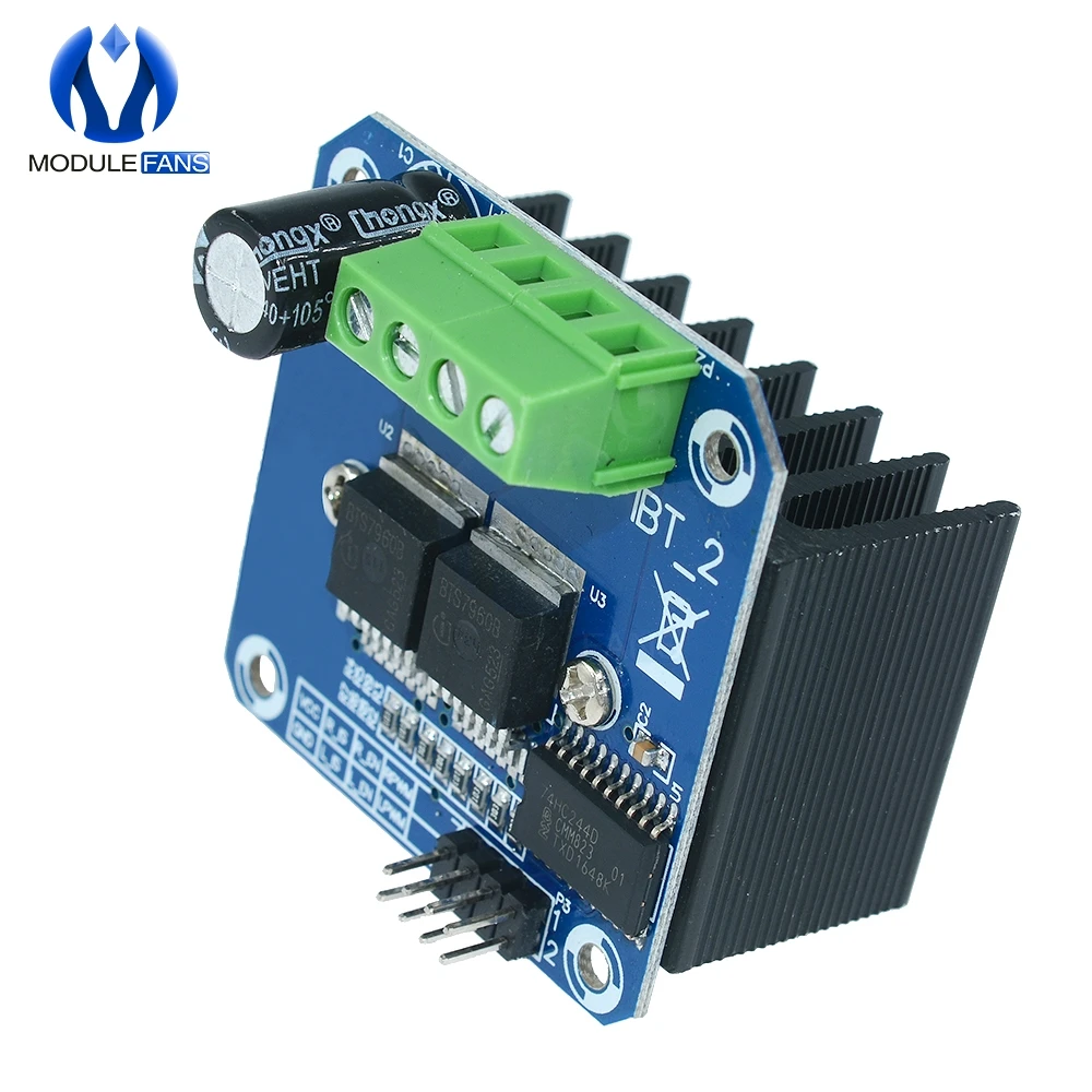 Doppel BTS7960 B BTS7960B DC 43A Schrittmotor Treiber Modul H-Brücke PWM Modul Für Arduino Smart Auto – Detail 9