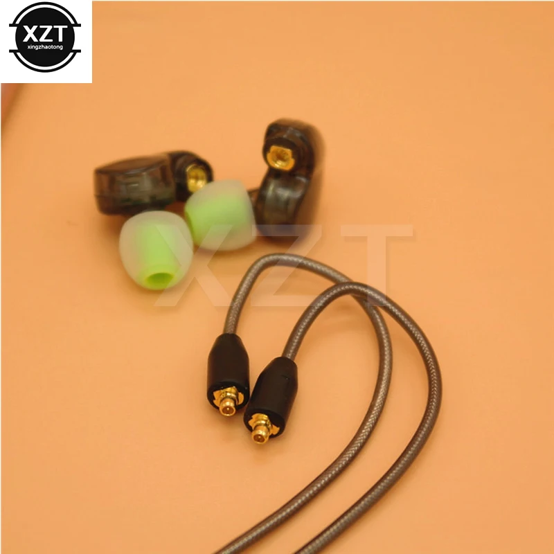 Kabel do Shure SE215 SE425 SE535 SE846 UE900 Port Zamiennik MMCX Kabel do słuchawek Kable z mikrofonem do iphone Samsung — zdjęcie produktu 3