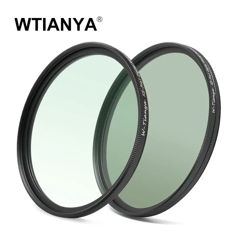 (2PCS/Set) WTIANYA 95mm SLIM Circular Polarizer Polarizing CPL Filter + 95 mm Multicoated MC UV Protective Filter HD