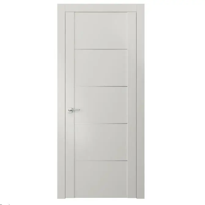 new design contemporary solid wooden door lacquered enamel modern interior door slab H1903