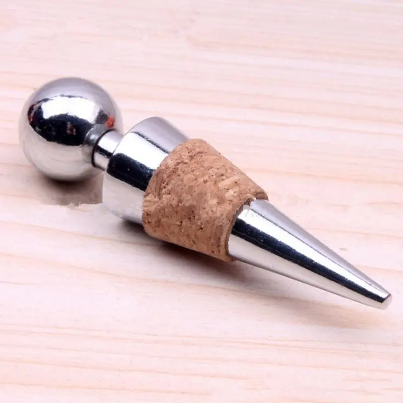 Wine Cork Wine Bottle Stoppers Zinc Alloy Wine Stopper Bar Tools Kitchen Accessories F20173359