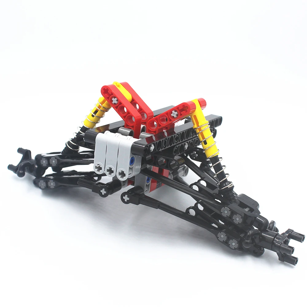 MOC Technical Parts Front Suspension System of Moonshadow Off-Road Vehicle Building Block Compatible with Lego for Kids Boys Toy