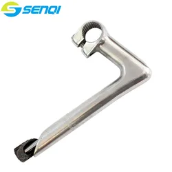 The New Retro Handlebar Stem Lengthened Goose Neck Stem 25.4mm Aluminum Bike Stem Bicycle Accessories