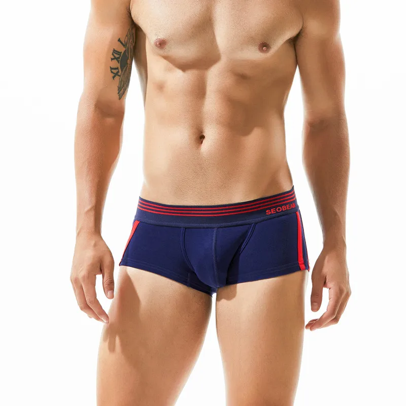 New Mens Underwear Boxers Broad Shorts cotton Sexy Male panties Home breathable Underpants