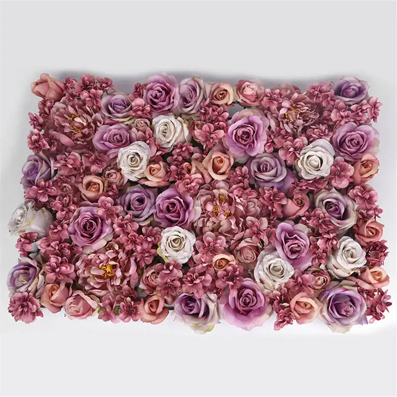 High-grade Artificial Flower Wall Background  Fake Flower Rose Wedding Photo Studio Arch Decoration Road Lead