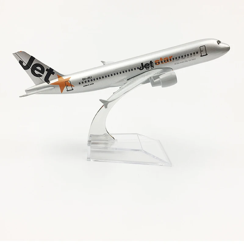 Jetstar Aeroplane model Airbus A320 airplane 16CM Metal alloy diecast 1:400 airplane model toy for children Free shipping