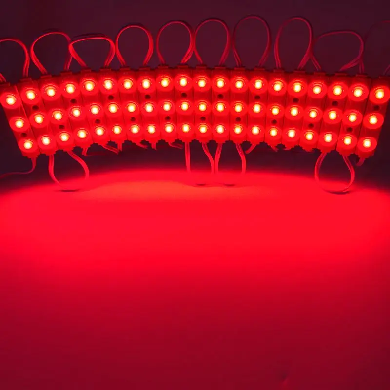 Nieuwe Ultra Helderheid 200 Stks/partij 2835 3LED Injectie Led Module, 12 V, 1.5 W, Met Lens, waterdichte IP65, Aluminium Substraat Led Module