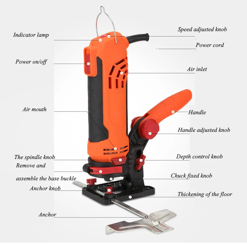 มัลติฟังก์ชั่เครื่องสล็อตรูปแกะสลักขนาดเล็กตัดเครื่องใช้ในครัวเรือน DIY ขอบแถบเครื่อง MK-650D