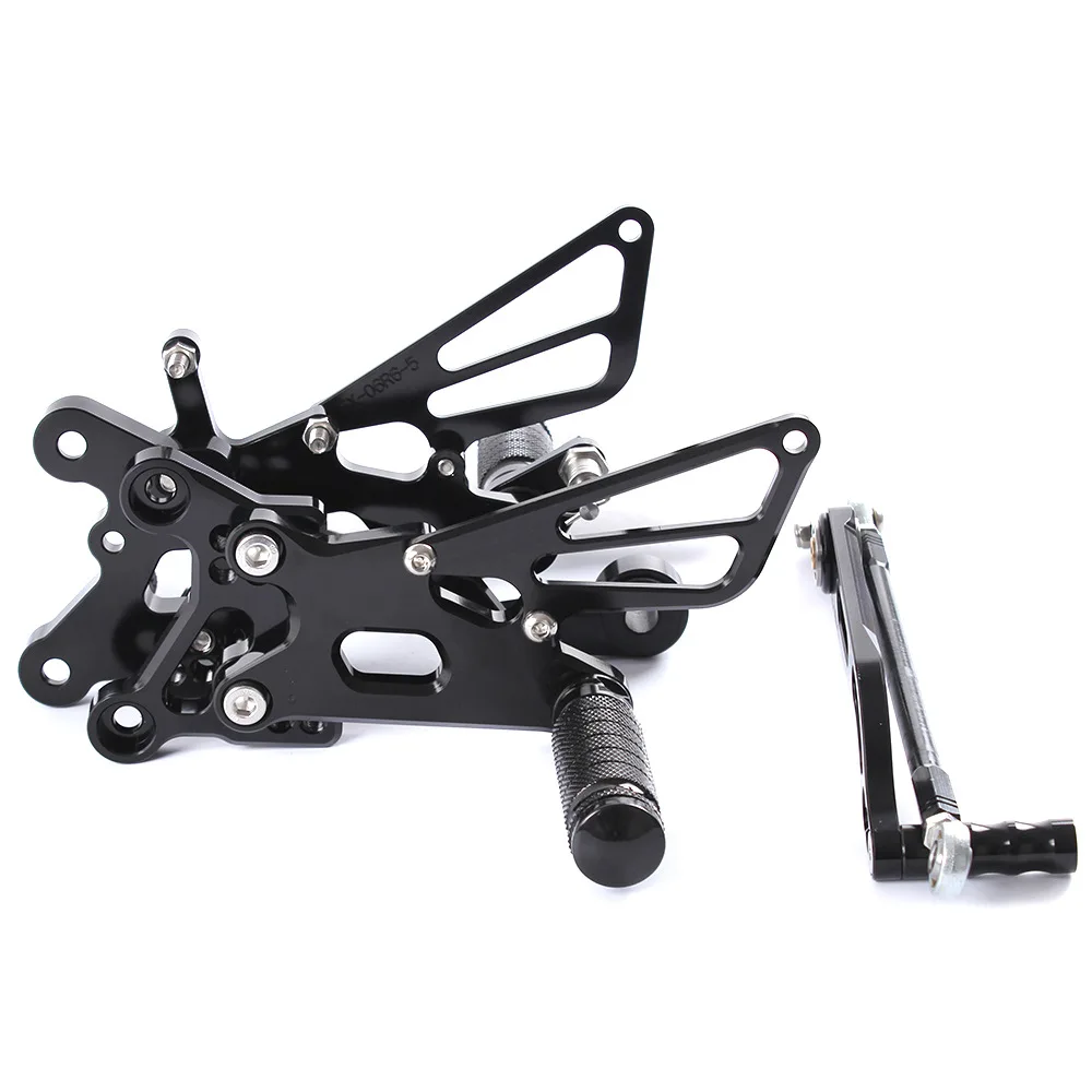 For YAMAHA YZF-R6 YZF R6 2006-2015 CNC Aluminum Motorcycle Adjustable Rearsets Rear Sets Foot Pegs Pedal Foot Rests