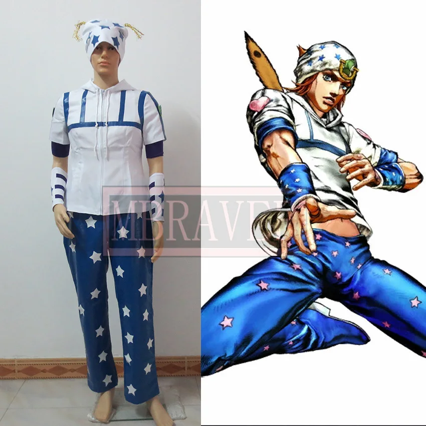 

Johnny Joestar Cosplay Cos Christmas Party Halloween Costume Customize Any Size