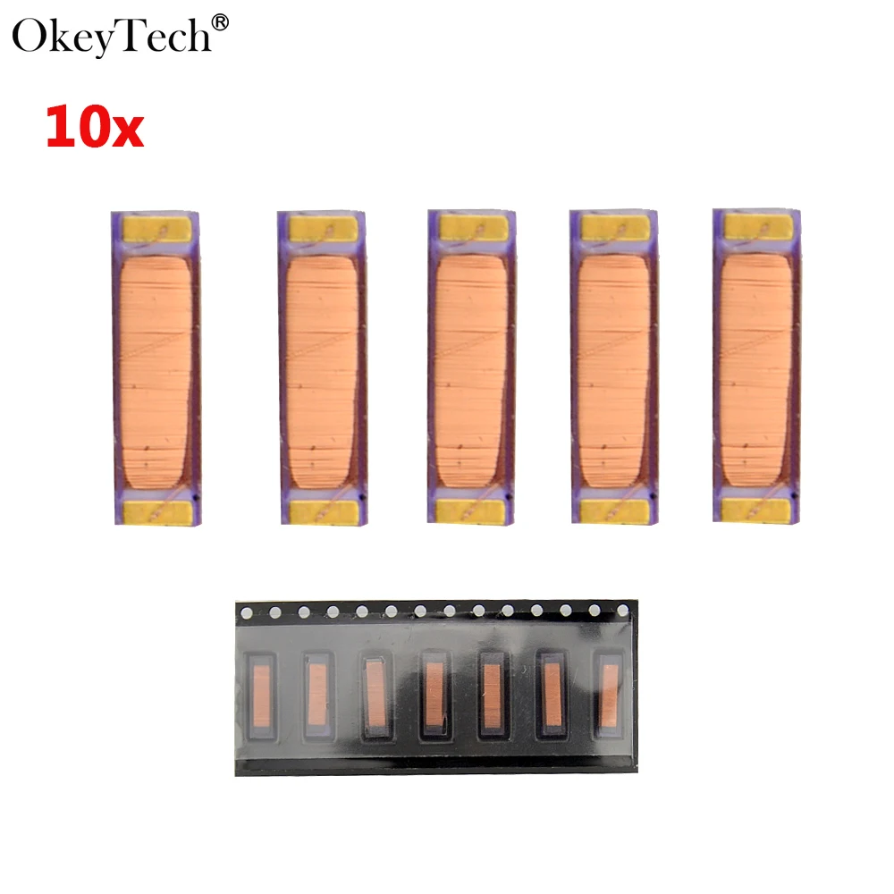 

Okeytech 10PCS/LOT 2.38MH 680P 12*3.5mm Car Remote Key Repair Inductance Coil Transponder Chip For Peugeot For Citroen