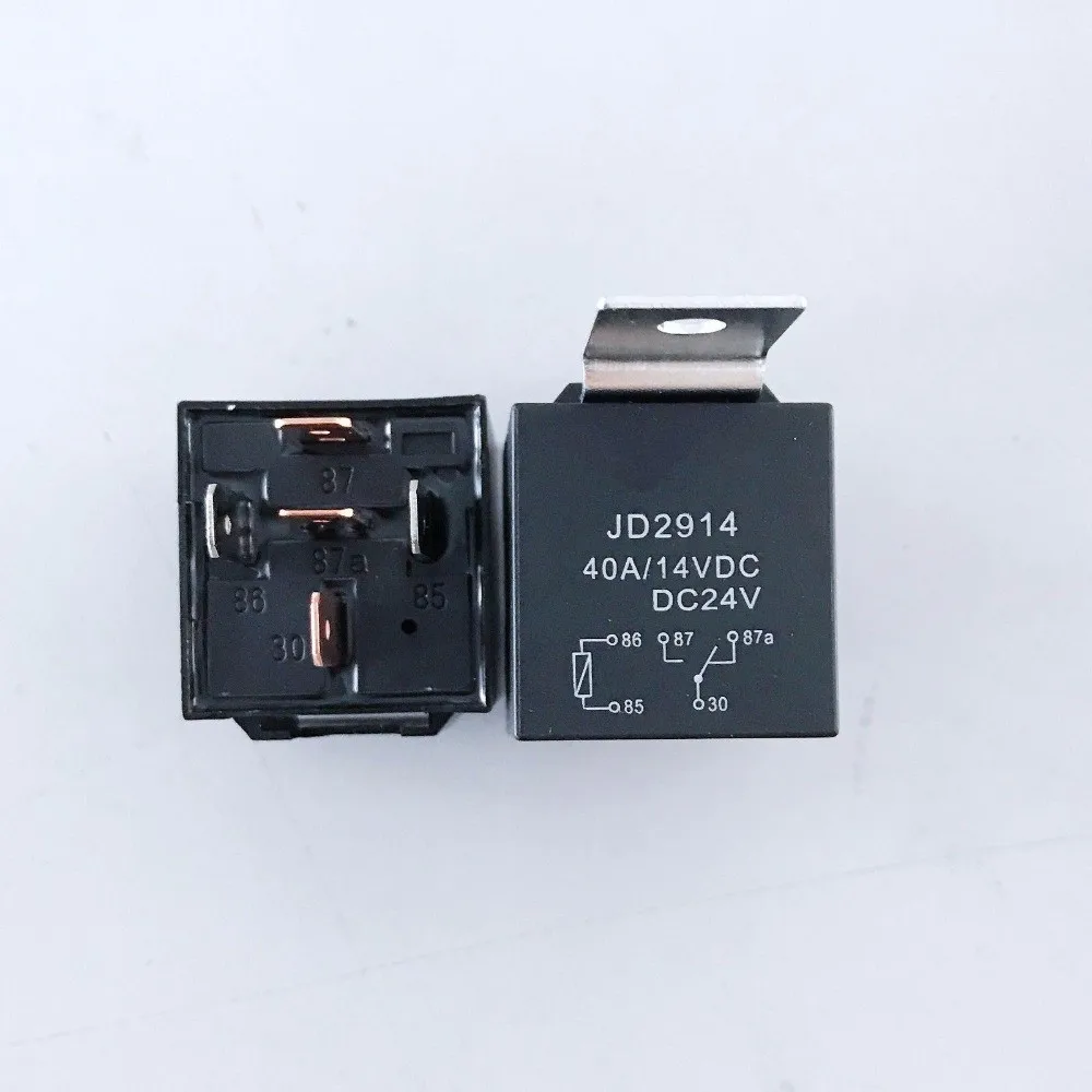 10pcs Auto Car Relay DC 12/24 Volts 40A 1NO+1NC SPDT 5 Pin