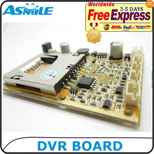 

1CH mini dvr module HD XBOX DVR PCB Board up to D1(704*576) 30fps support 32GB sd Card