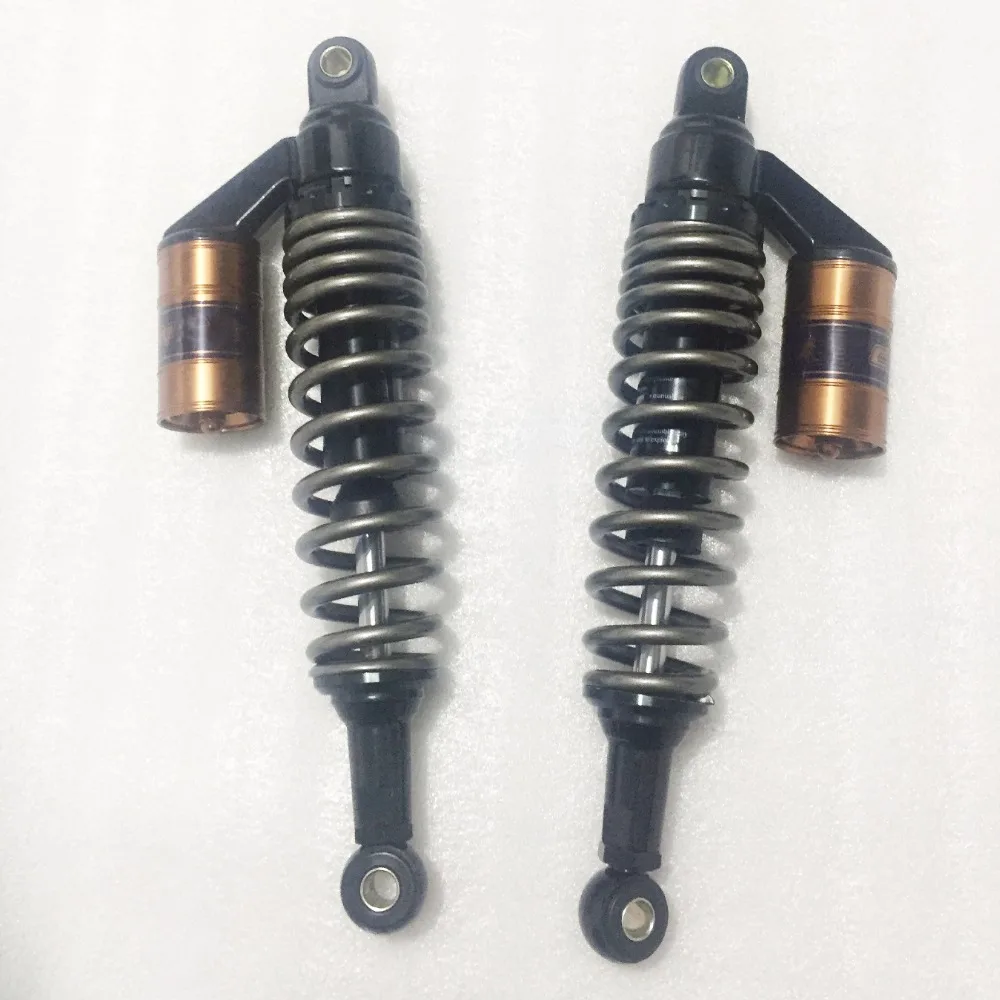 Amortecedor de ar de motocicleta, suspensão traseira, um par com 340mm, 350mm, 360mm, honda yamaha, suzuki kawasaki, aprilia, benelli, ktm