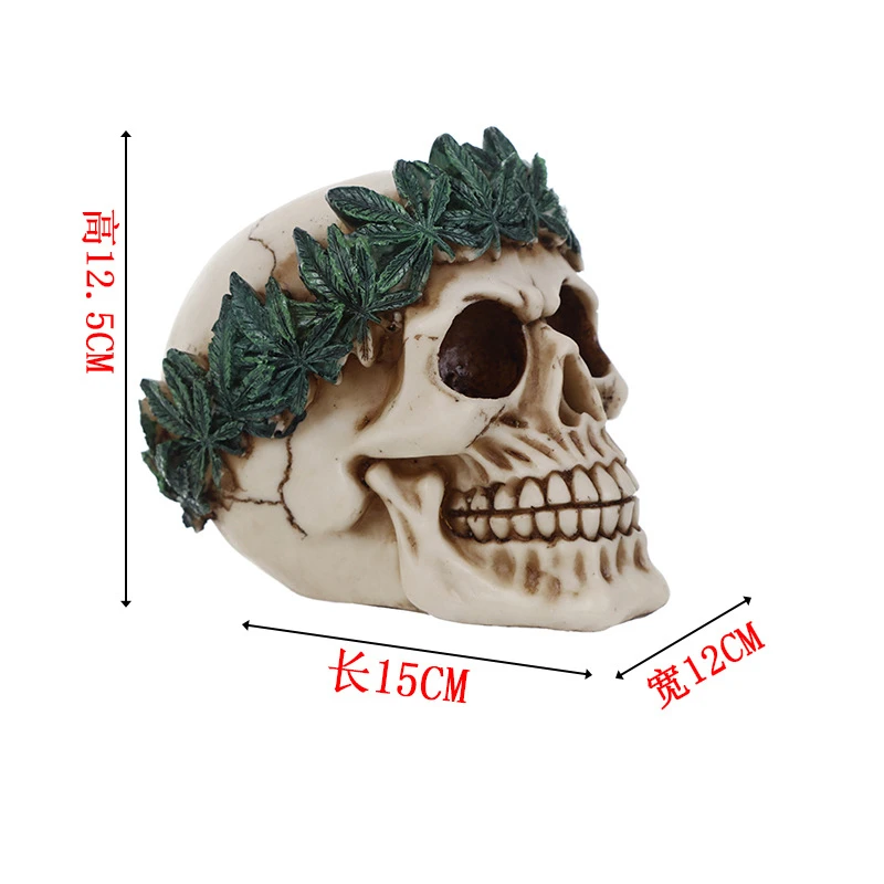 Resin skull Halloween gifts personal ornaments home accessories GXGT040