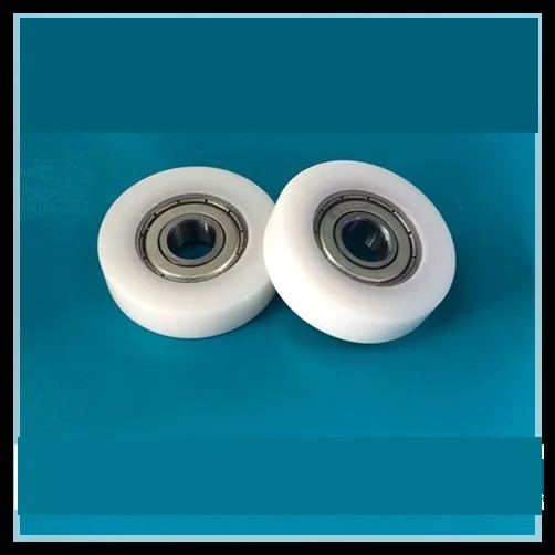 

high quality inside 625zz bearing outside polyformaldehyde(POM) Material pulley total size 5*18*5mm