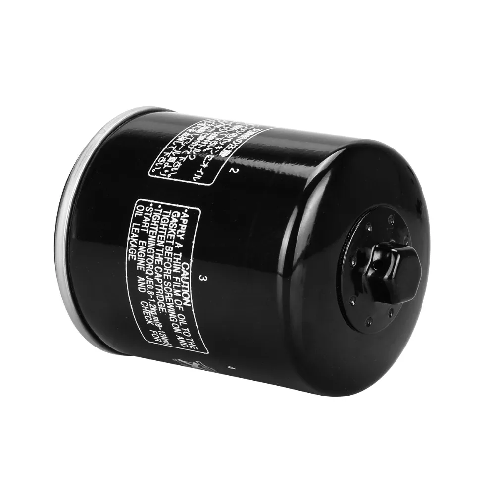 Black Chrome Oil Filter AHL170 for Harley Sportster 1200 Sportster 883 Low Rider Bad Boy Road King Motorcycle