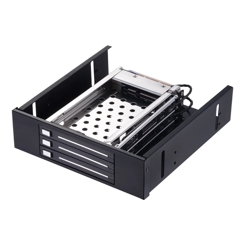 

Uneatop Optical drive bay 3 x 2.5in Tray-less SATA Internal Hdd Mobile Rack