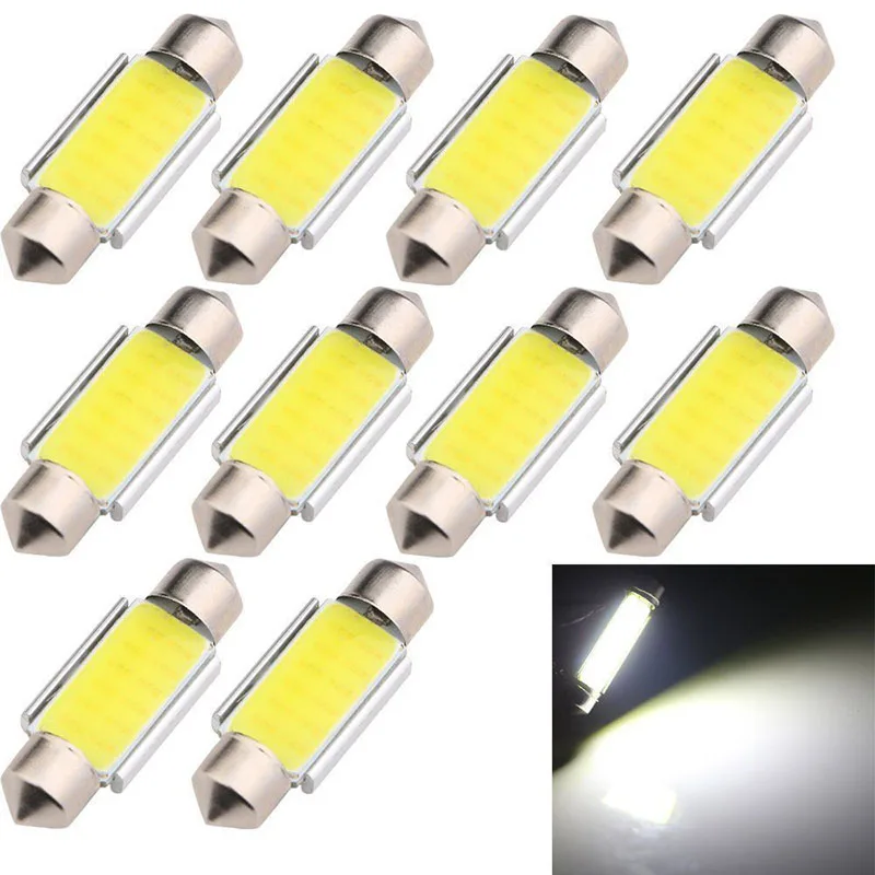 2pcs/set 41MM 3014 33SMD LED Car Festoon Dome Interior Map Light Bulb White